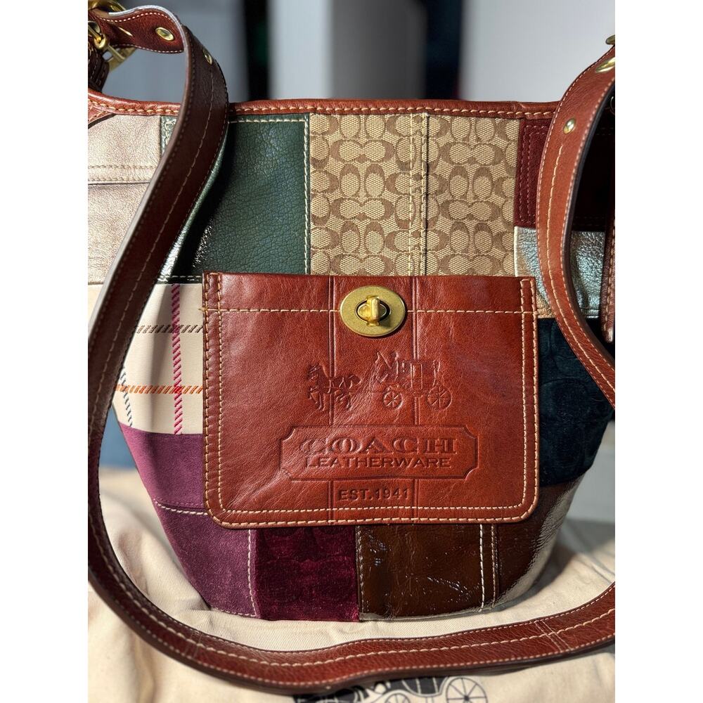 Trophy Coach Patchwork holiday Bleecker duffle bag - image 2